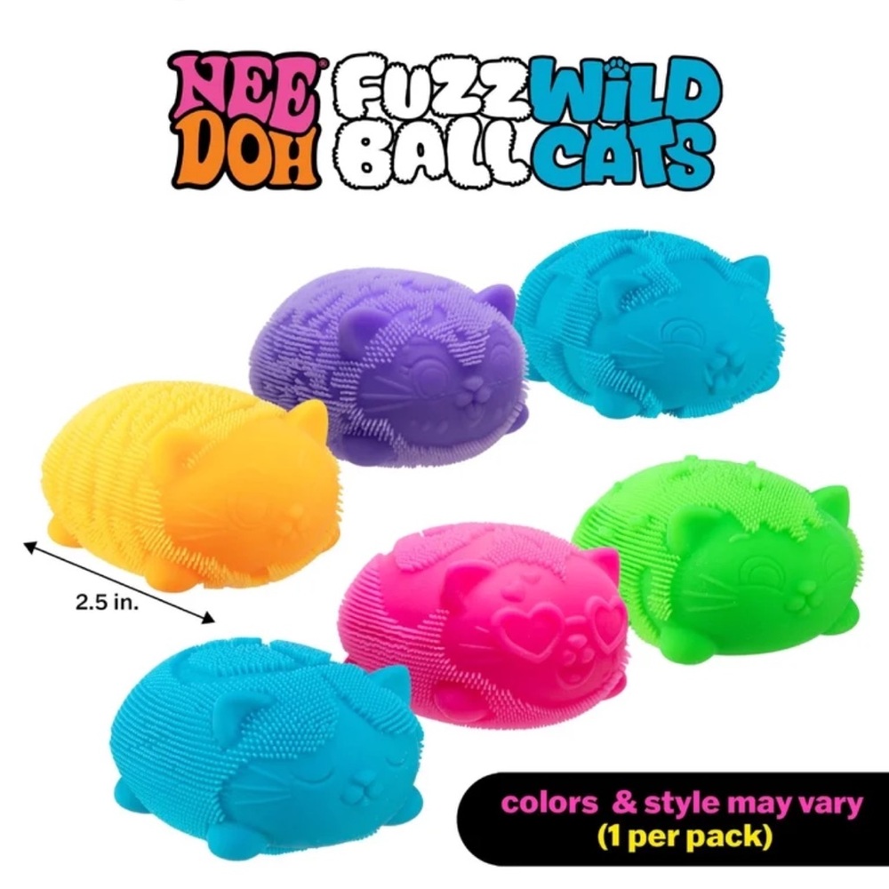Nee doh Fuzz Ball Cats Stress Ball Squishy Blue
Toys - Picture 2 of 2